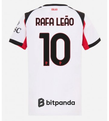 AC Milan Rafael Leao #10 Replika Udebanetrøje Dame 2025-26 Kortærmet